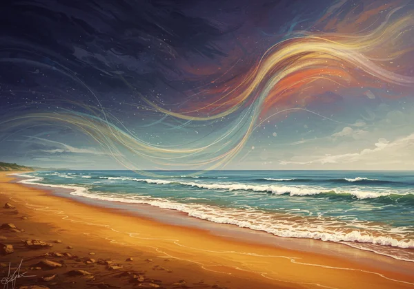 Abstract dream focusing on non-visual senses like sound and touch