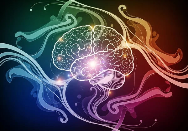 Abstract illustration of self-discovery and unique mind