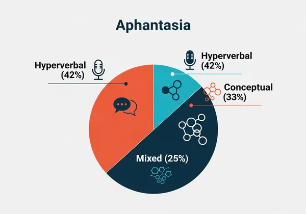 Chart of aphantasia thinking patterns among test-takers